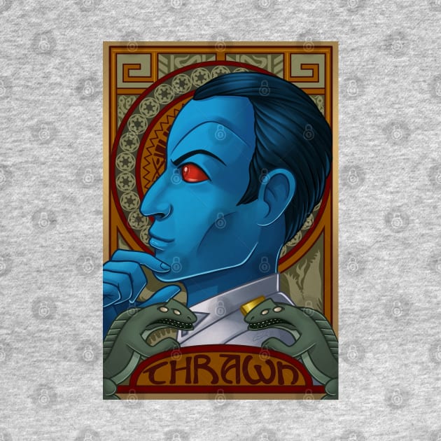 Grand Admiral Thrawn by ChristaDoodles